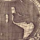 western hemisphere, detail of Universalis cosmographia, 1507