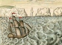 emigrant ship from Europe