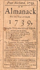 Poor Richard Almanack, 1739