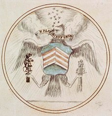 Sketch of design for the Great Seal of the United States, 1782