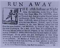 Runaway slave advertisement