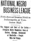 Negro Business League