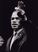 Malcolm X, Chicago, 1963, by Gordon Parks