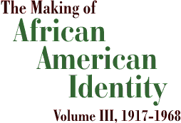 The Making of African American Identity: Volume III, 1917-1968