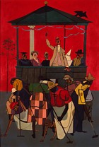 Robert Gwathmey, Poll Tax Country, oil on canvas, 1945