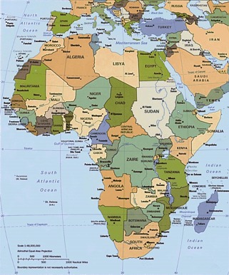 Africa map