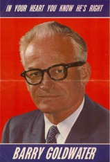 Barry Goldwater campaign poster