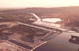 Desilting basins for Imperial Dam, Arizona