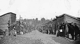 Civil War camp