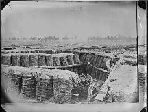 Confederate trenches