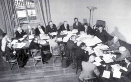 Carson meeting with Science Advisory Committee, 1963