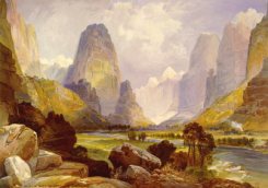 Thomas Moran, Valley of Babbling Waters, 1876