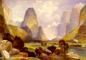 Moran, Valley of Babbling Waters, 1876