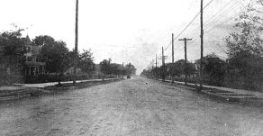 Macadam road near Gainesville, Florida, 1910