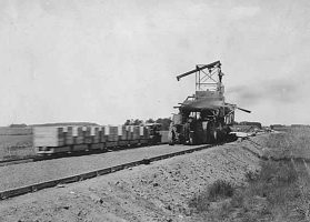 Road paving, 1920