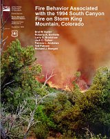 Cover: Fire Behavior Associated with the 1994 South Canyon Fire on Storm King Mountain, Colorado