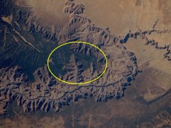 Grand Canyon, Arizona; North Rim outlined (north of Colorado River), 1985