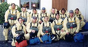 Rookie smokejumpers, Montana, 1999