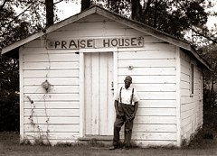 A Gullah praise house, St. Helena Island, South Carolina