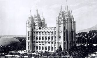 The Mormom Temple, Salt Lake City, Utah