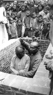 Christian baptism, China, ca. 1910