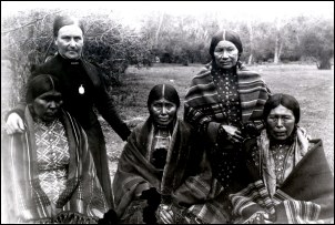 Presbyterian missionary Kate McBeth and Nez Perce women students, Idaho, late 19th c.