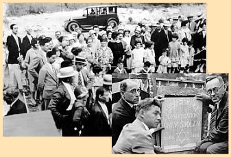 Dedication of Orlando's first synagogue, 1926
